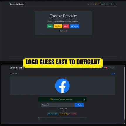 Guess the logo Game - Full Source Code