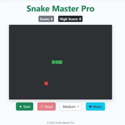 Snake Game Pro - Full Source Code