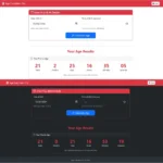 Premium Age Calculator - Full Source Code