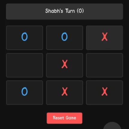 Tic Tac Toe - Full Source Code
